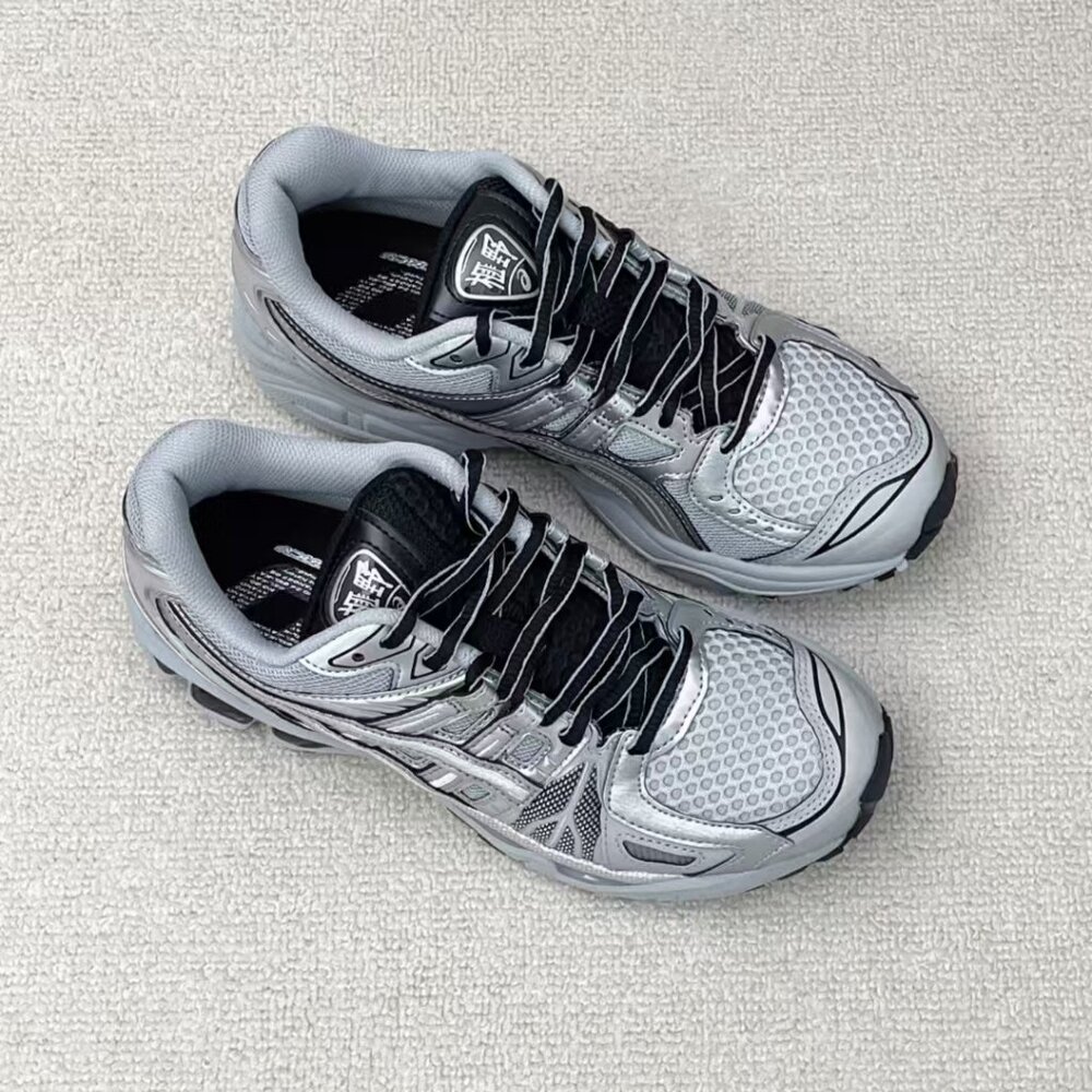 Asics Women's Casual Sneakers [Silver] Non-slip and Wear-resistant Running Shoes